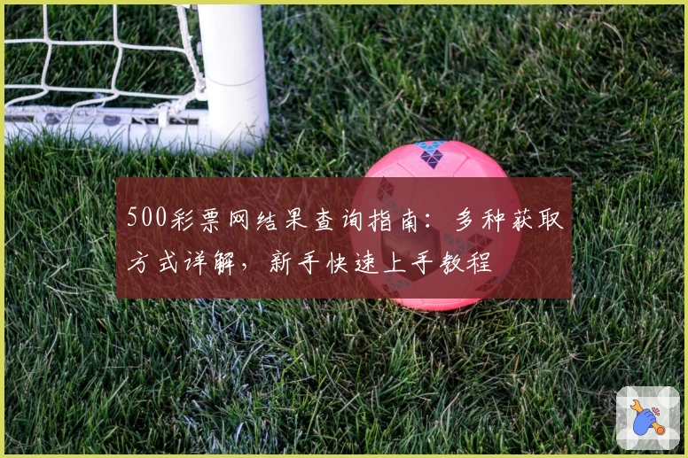 500彩票网结果查询指南：多种获取方式详解，新手快速上手教程
